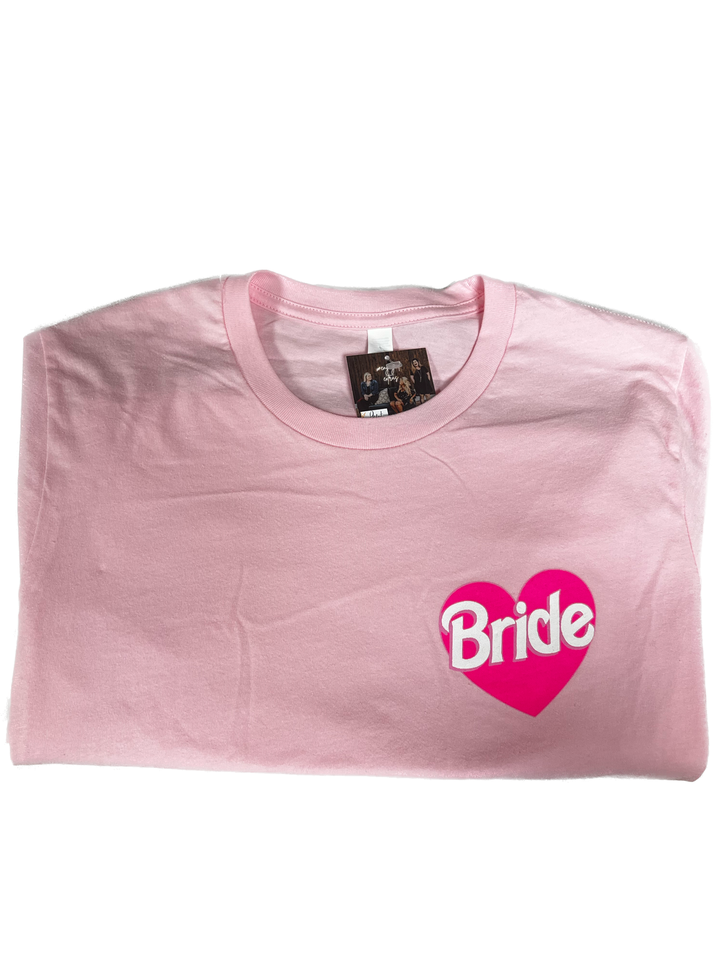 Pink Heart Bride Shirt