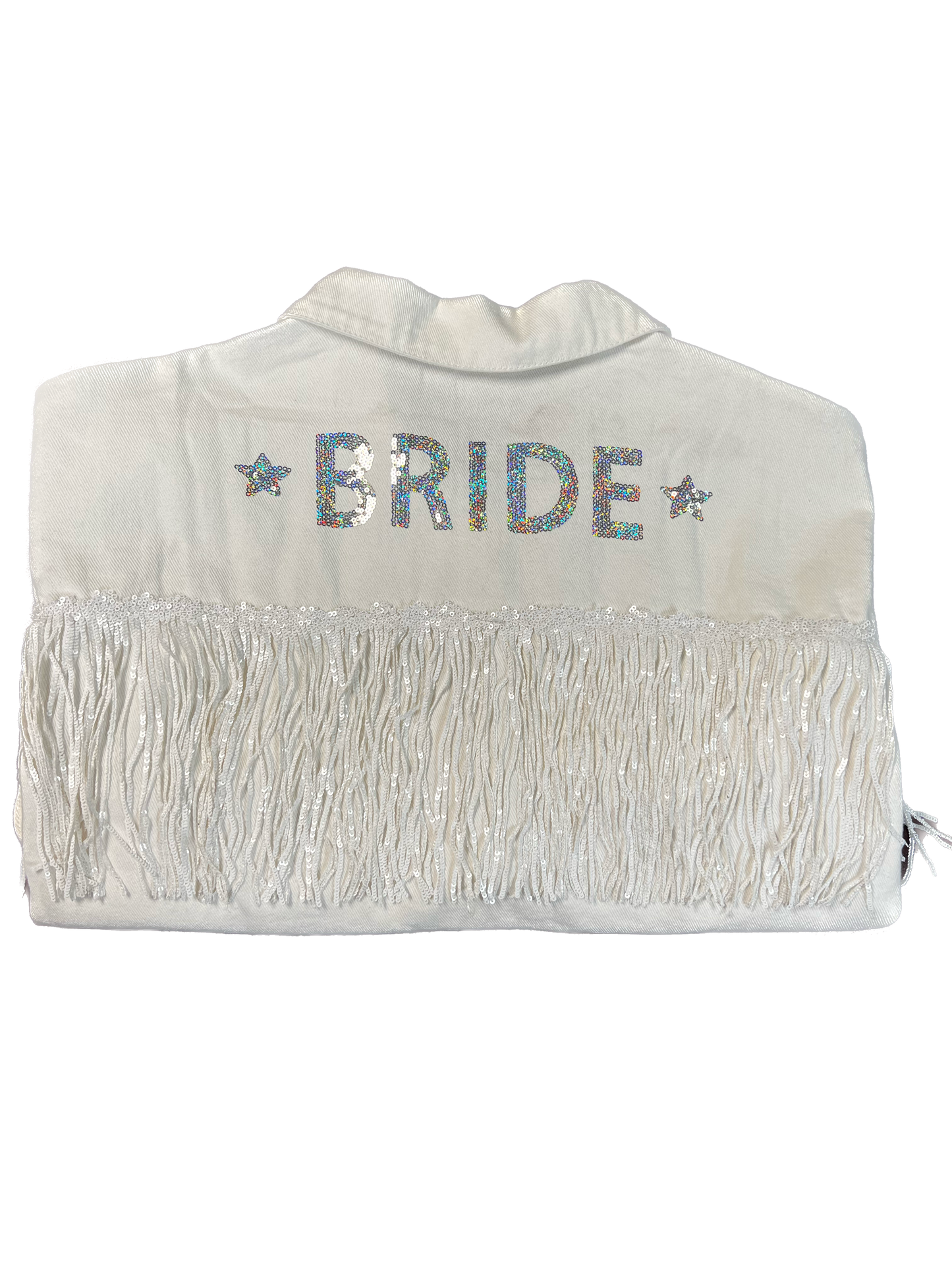 Bride Fringe Jean Jacket